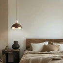 Axyaa Chinese Retro Style Yellow Cave Stone Bedside Pendant Lamp