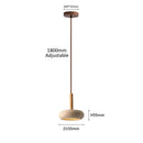 Axyaa Circular Yellow Stone LED Pendant Lamp for Commercial & Home Decor