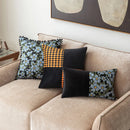 Axyaa Velvet Patchwork Pillowcase Cojines Flower Throw Pillow Cover