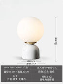 Axyaa Marble Table Lamp LED G9 Simple Designer Desk Light Luxury Atmosphere Home Decor