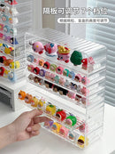 Axyaa Acrylic Small Blind Box Display Stand for Pop Bean Figures Collection
