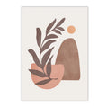Axyaa Boho Mountain Desert Wall Art Canvas Painting Posters for Home Decor