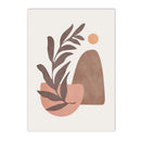 Axyaa Boho Mountain Desert Wall Art Canvas Painting Posters for Home Decor