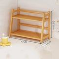 Bamboo Kitchen Spice Caddy Organizer by Axyaa