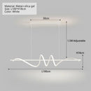 Axyaa LED Pendant Lights 100/120CM Chandelier for Dining Kitchen Indoor