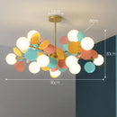 Axyaa Luxury Sphere Chandelier for Living Room, Restaurant, Bedroom