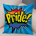 Axyaa Letters Print POP ART Pillowcase - Home Decor Cushion Cover