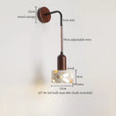 Axyaa Wabi Sabi Terrazzo LED Wall Lamp Pull Chain Switch Stair Light
