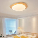 Axya Nordic Wood Texture LED Ceiling Lamp for Home Decor Lighting
