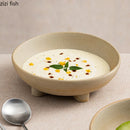 Axyaa Retro Ceramic Bowl Set for Molecular Cuisine Dining and Kitchen Serving