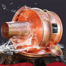 Axya Retro Copper Charcoal Hot Pot - Premium Thickened Commercial Fired Boiler
