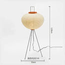 Axyaa Wabi Sabi Rice Paper Floor Lamp for Bedroom and Parlor