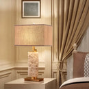 Axyaa Luxury Marble LED Desk Lamp for Modern Bedrooms