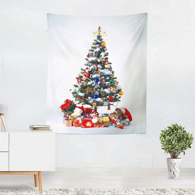 Axyaa Christmas Tree Tapestry for Living Room Wall Decor