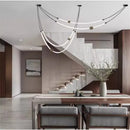 Axyaa Nordic LED Chandelier for Stylish Dining & Living Spaces