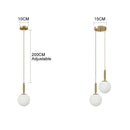 Axyaa Glass Ball Chandelier: Modern LED Lighting for Home, Hotel, and Dining Spaces