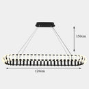 Axyaa LED Pendant Lights: Modern Chandeliers for Living & Dining Room Lighting