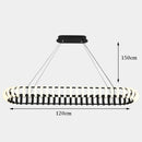 Axyaa LED Pendant Chandelier Light for Modern Living & Dining Room Lighting