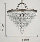 Axyaa Water Droplet Crystal Chandelier for Various Indoor Spaces