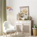 Axyaa Rotatable Metal Wall Sconce - Modern Bedside Lamp for Study Room