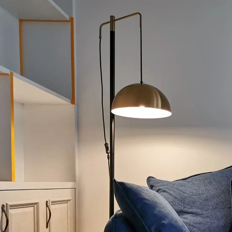 Axyaa Nordic Modern Floor Lamp for Living Room Bedroom LED Light