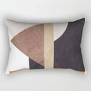 Axyaa Geometric Leaf Plant Print Pillowcase - Modern Nordic Sofa Cushion Cover