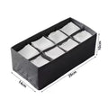 Axyaa Closet Organizer Box for Jeans Drawer Pants System Storage Organizer