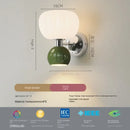Axyaa Nordic Pumpkin LED Wall Lamp Cream Style G9 Bulb Light Fixture