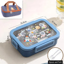 Axyaa 720ml Stainless Steel Thermal Lunch Box with Spoon & Fork