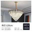 Axyaa Luxury Crystal Chandelier Pendant Lights Modern Design Indoor Ceiling Lamp