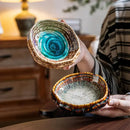 Axyaa High-Footed Ceramic Dessert Dish for Elegant Dining