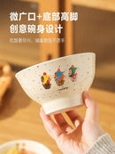 Axyaa Ceramic Couple Yogurt Bowl, Elegant Tableware for Home, Kids Rice Bowl