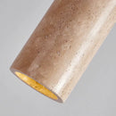 Axyaa Walnut Yellow Stone Pendant Light for Stylish Living Spaces