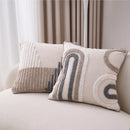 Axyaa Bohemian Tassel Cotton Linen Pillowcases for Sofa, Living Room, Bedside
