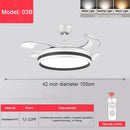 Axyaa Modern Ceiling Fan with Invisible Blades and Full Light Integration