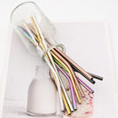 Axyaa Stainless Steel Straw Set with Bag - Eco-Friendly Reusable Bar Accessories