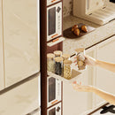 Axyaa Vintage Slim Storage Cart with Drawers for Kitchen/Bathroom/Living Room
