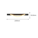 Nordic Designer Dynamic Rope Wall Lamp - Axyaa Wabi-sabi Minimalist Creative Light