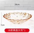 Axyaa Modern Minimalist Fruit Plate for Snacks and Dry Fruits