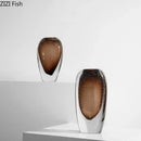 Axyaa Bubble Glass Vase: Decorative Thickened Hydroponic Flower Arrangement Ornament