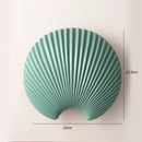Axyaa Shell Wall Hanging: Elegant Ceramic Ornaments for Advanced Home Decor
