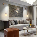 Axya Glass Ball Wall Lamp: Modern Black Bedside Lighting for Bedroom, Bathroom, Restaurant Decor
