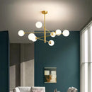 Nordic Pendant Light Modern Glass Hanging Lamp Minimalist Chandelier for Home Decor Axyaa