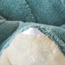 Axyaa Thick Lambswool Winter Blanket - Soft Double-Sided Plush Weighted Quilt