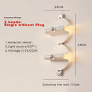 Axyaa Modern Bauhaus LED Indoor Wall Sconce for Stylish Room Decor