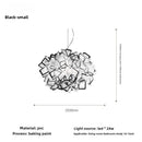 Axyaa Modern Acrylic Flower Chandelier for Bedroom and Dining Room