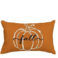 Axyaa Autumn Pumpkin Thanks Pillowcase 30X50cm Thanksgiving Stripe Decorative Sofa Cushion Cover