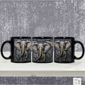 Axyaa Guitar Music Black Coffee Mug - 330ML