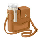 Axyaa Crossbody Bag for Stanley Cup 40 oz Bottle with Adjustable Strap