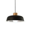 Axya Nordic Wood Aluminum Pendant Lights, Modern Hanging Lamps, Kitchen Living Room Chandelier Lighting